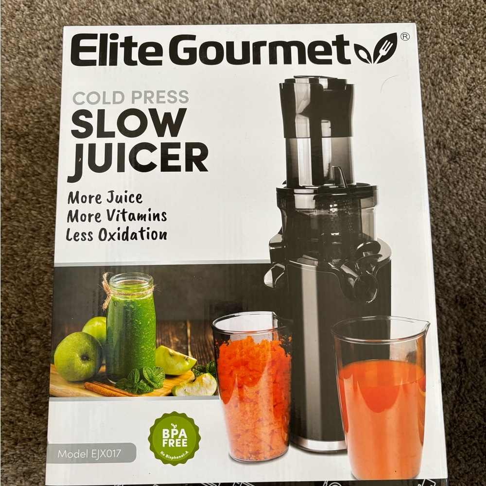 Elite Gourmet Whole Fruit Juicer - 27oz Juice Cup